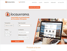 Tablet Screenshot of locauxrama.fr